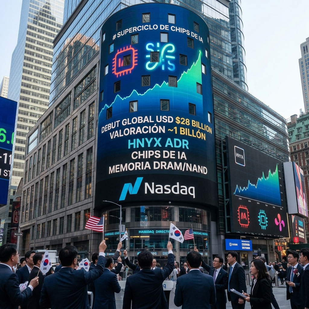 El gigante de los chips de IA desembarca en Wall Street: SK Hynix va en busca USD 28.000 millones
