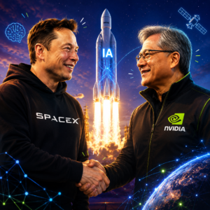 Elon Musk y Nvidia: la alianza que lleva la carrera por la IA al espacio